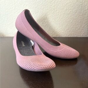Allbirds Tree Breezer Ballet Flats Womens 7.5 Pink Slip On Stretch Knit Shoes